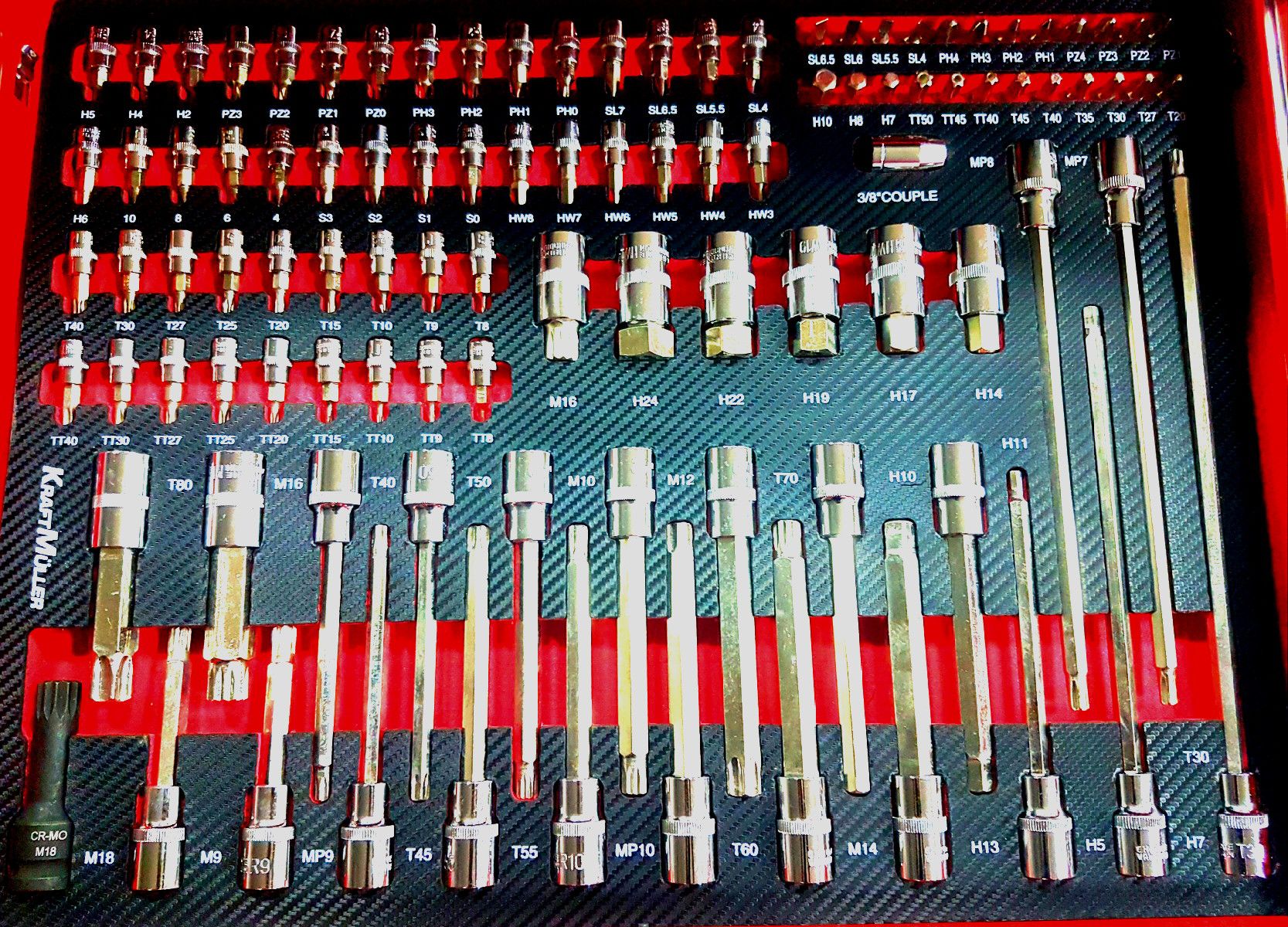 Servante à outils XXL 9 tiroirs KRAFTMULLER Destockage Grossiste