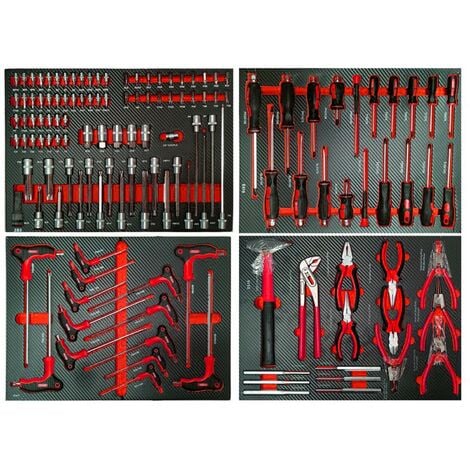 Servante d'atelier KraftMuller RACING Moto GP - 255 outils 7 TIROIRS