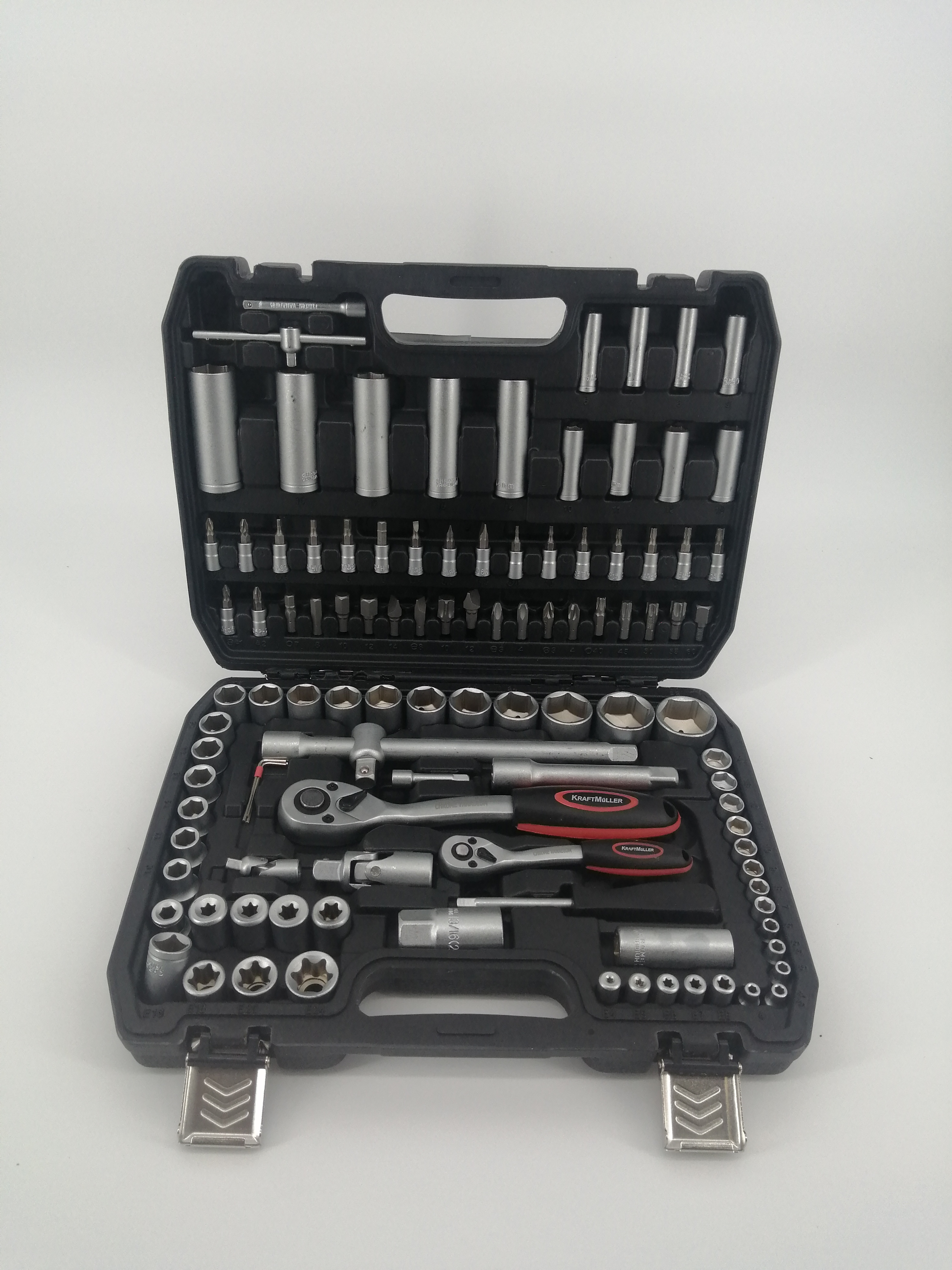 Coffret Kit Outils 108 pcs Kraft Müller Clé à Cliquet Douille