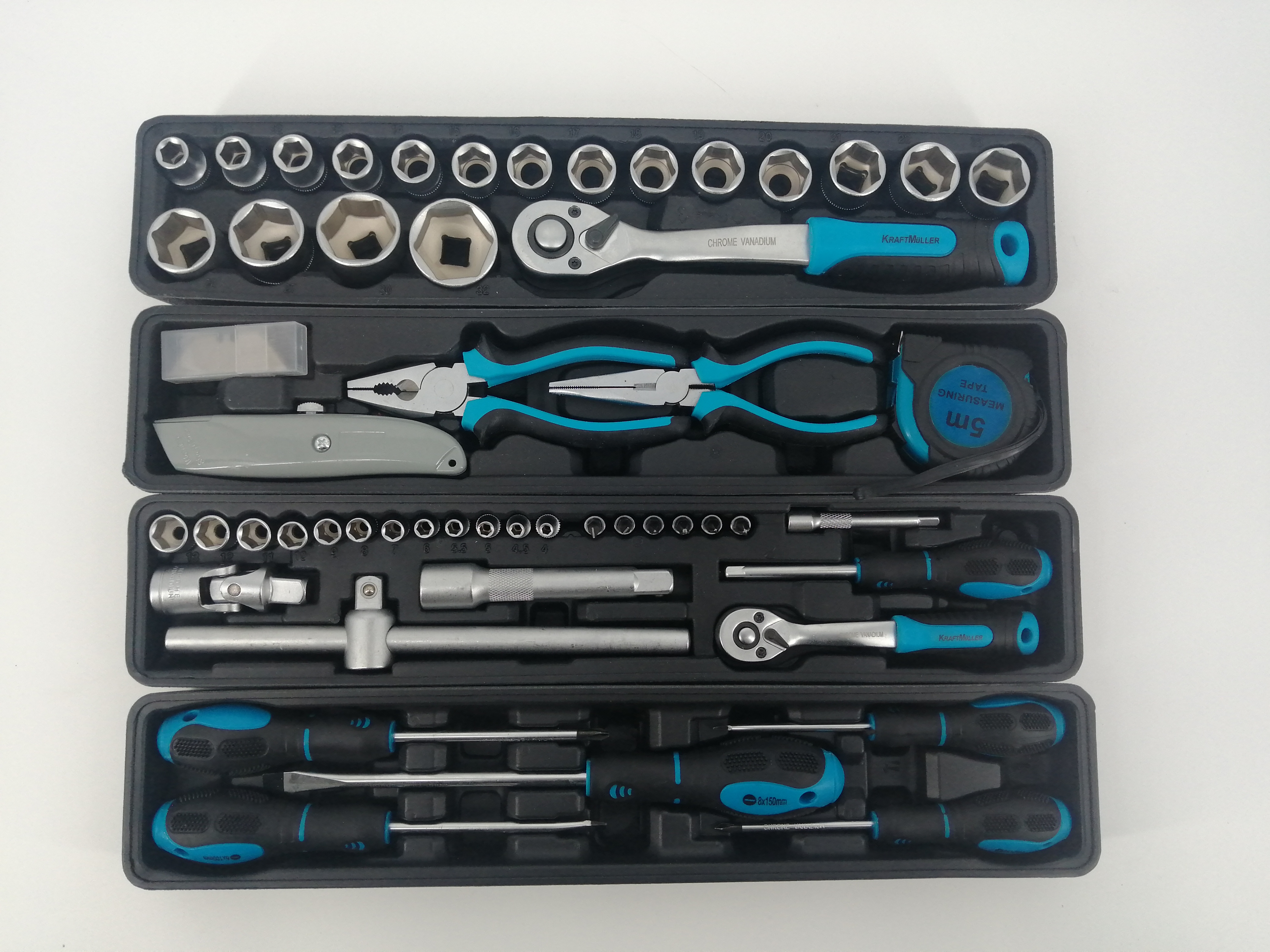 Coffret de douilles Torx 18 pièces KRAFTMULLER